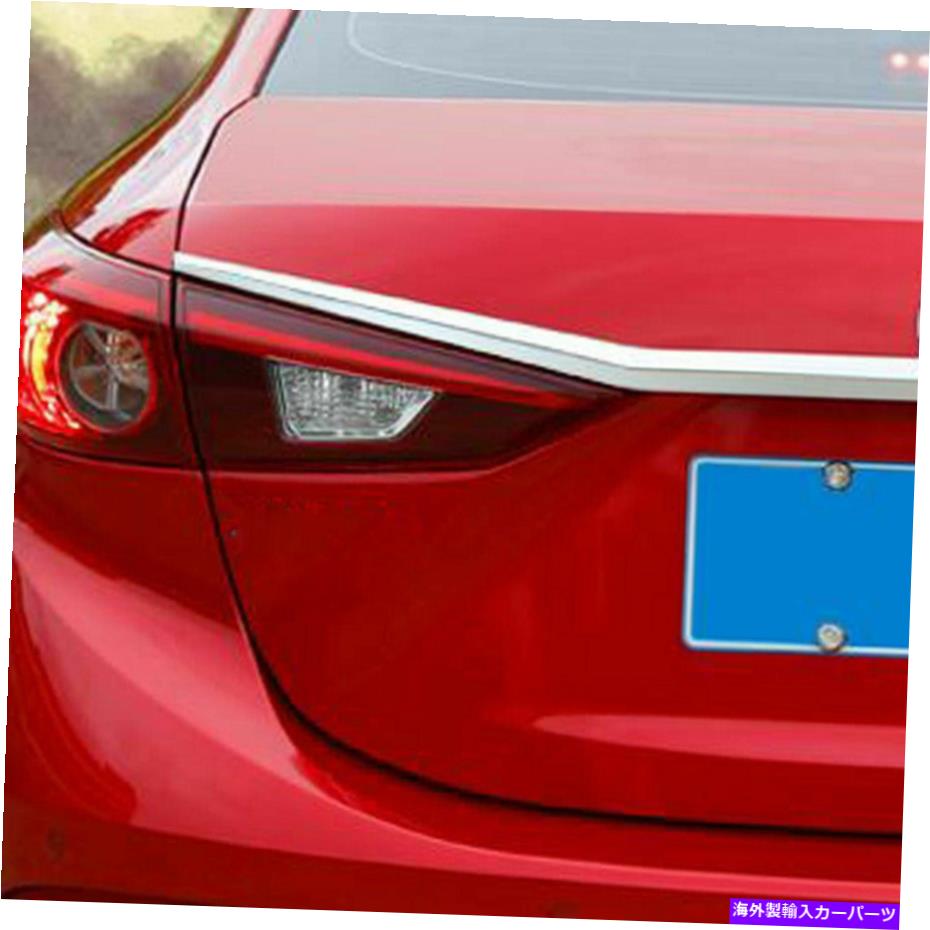Cover Rear Trunk マツダ3のMazda3のための2018 2019 ABSクロームリアトランクリッド成形ストリップカバートリム For Mazda 3 mazda3 2018 2019 ABS Chrome Rear Trunk Lid Moulding Strip Cover Trim 【並行輸入品】