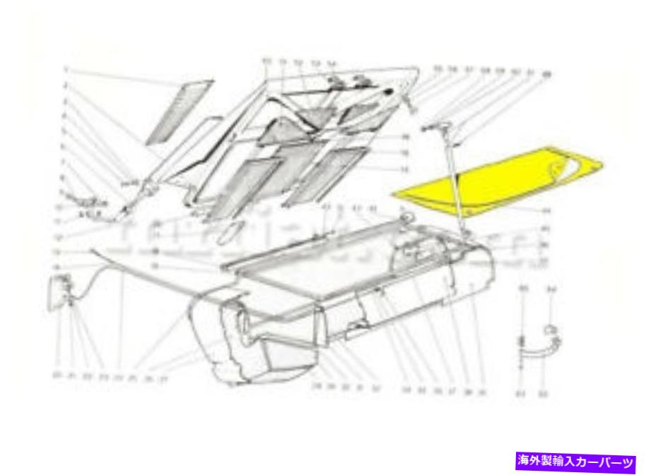 Cover Rear Trunk フェラーリ208 GTB 308 GTSリアトランクレザーカバーW /ジッパー新 Ferrari 208 308 GTB GTS Rear Trunk Leather Cover W/ Zipper New 【並行輸入品】