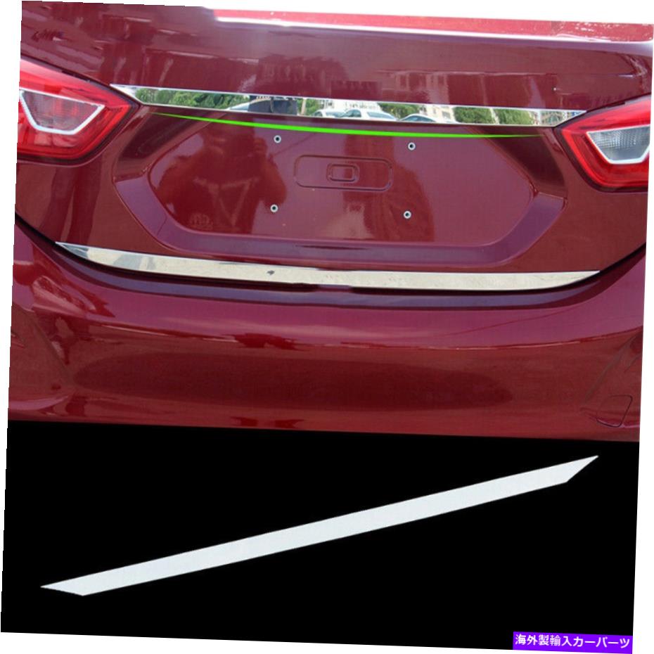 Cover Rear Trunk シボレークルーズセダン2017 2018ステンレススチールリアトランクリッドカバートリムのために For Chevrolet Cruze Sedan 2017 2018 stainless steel Rear Trunk Lid Cover Trim 【並行輸入品】
