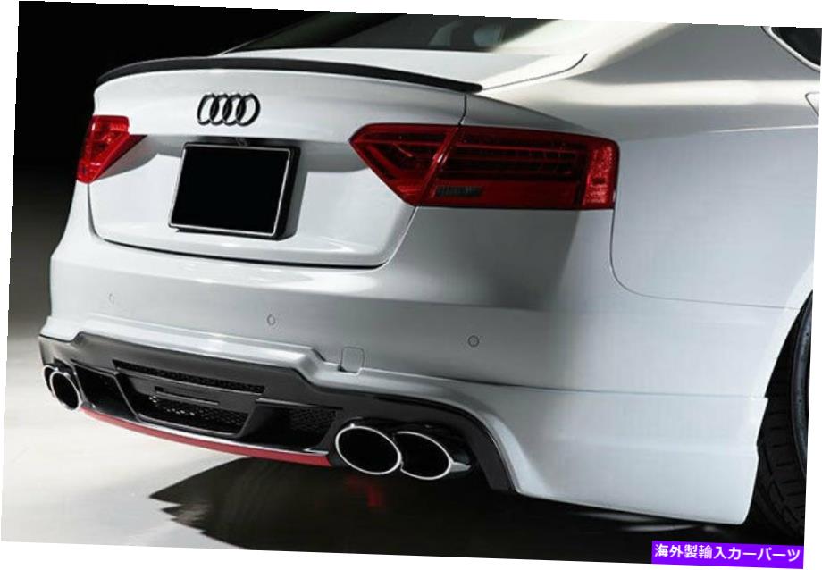 Cover Rear Trunk ALLアウディA5 S5 RS5 B8リアトランクスポイラーリップブートウイングスポーツトリムふたSラインのために For ALL Audi A5 S5 RS5 B8 Rear Trunk Boot Spoiler Lip Wing Sport Trim Lid S Line 【並行輸入品】