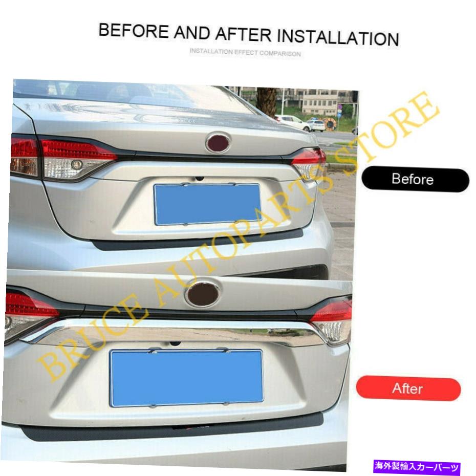 Cover Rear Trunk カバートリムOトヨタカローラ2020-2021 L LE XLE 1PCSプレートクロームリアトランク For Toyota Corolla 2020-2021 L LE XLE 1pcs Plate Chrome Rear Trunk o Cover Trim 【並行輸入品】