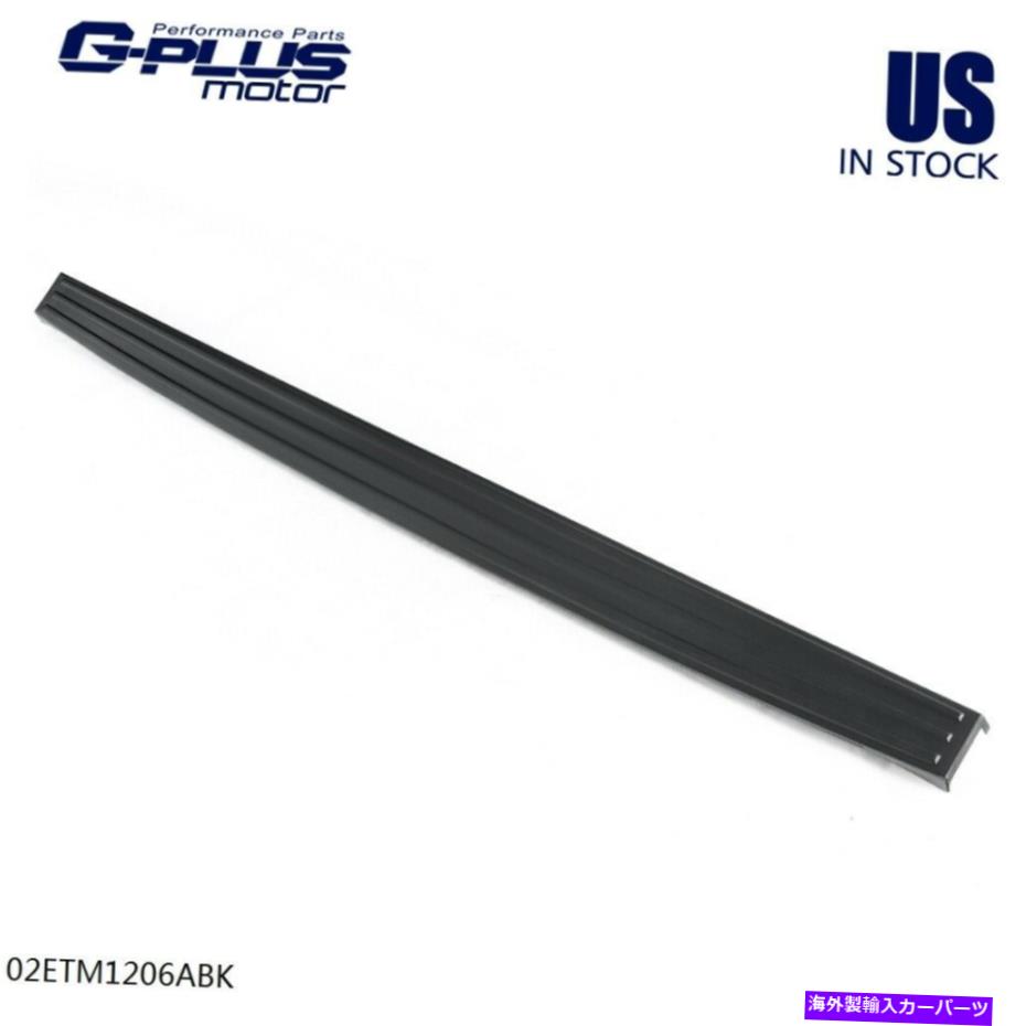 Cover Rear Trunk 2009-2014のためのフォードF150トランクテールゲート成形キャップトッププロテクターカバーブラック For 2009-2014 Ford F150 Trunk Tailgate Molding Cap Top Protector Cover Black 【並行輸入品】