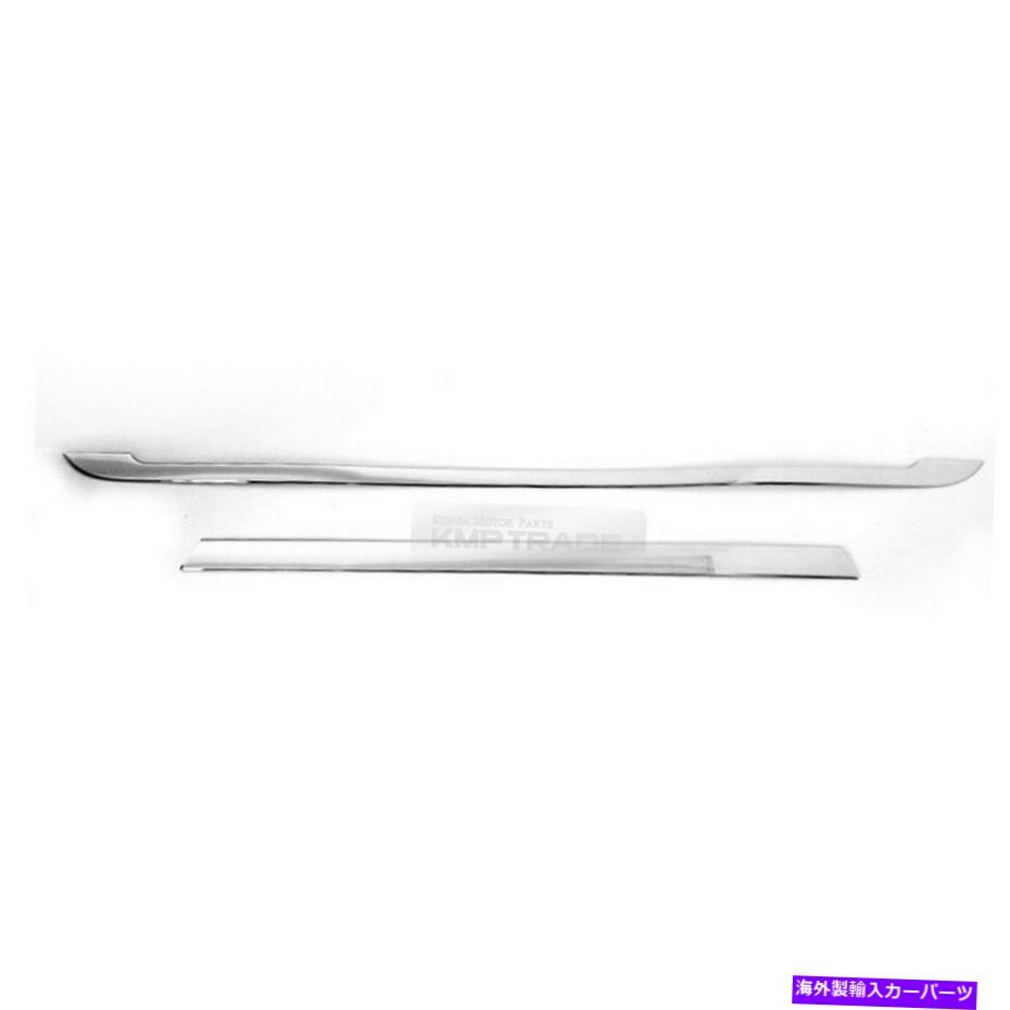 Cover Rear Trunk KIA 2015 2016ソレントUM用トランククロームポイントガーニッシュ成形トリムセットカバー Trunk Chrome Point Garnish Molding Trim Set Cover for KIA 2015 2016 Sorento UM 【並行輸入品】