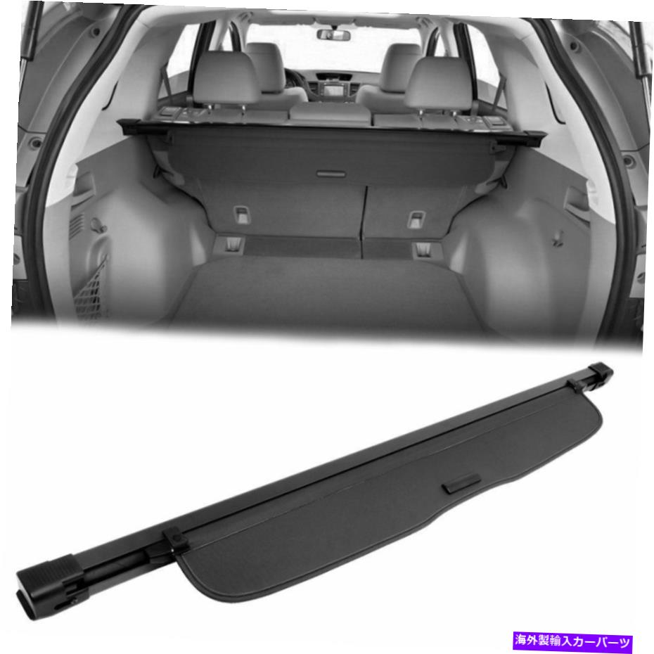 Cover Rear Trunk ブラック12-16ホンダCRV CRV OEスタイル貨物カバーリトラクタブルトランクシェードのための? For 12-16 Honda CRV CR-V OE Style Cargo Cover Retractable Trunk Shade ~ Black 【並行輸入品】