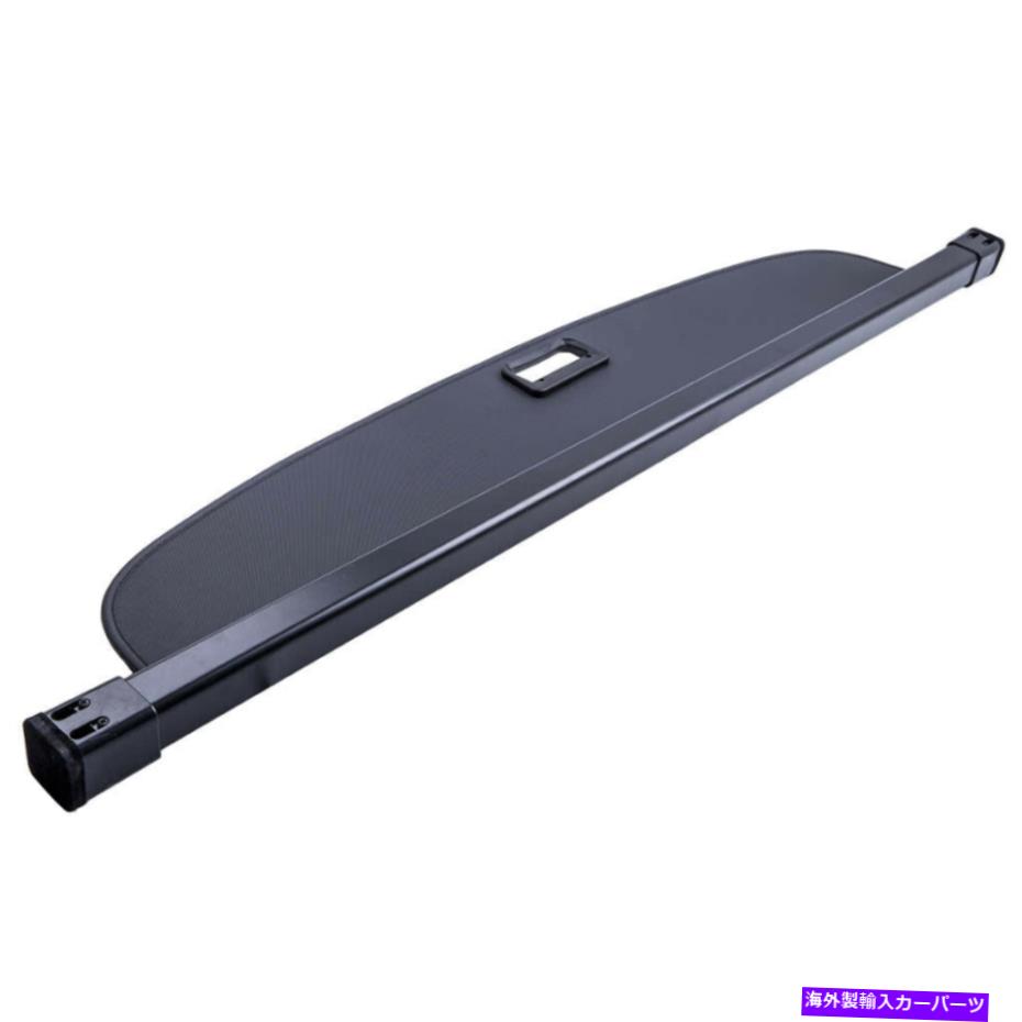 Cover Rear Trunk ブラックリアカーゴカバーセキュリティトランクリトラクタブルフィットVWティグアン2018-2020 Black Rear Cargo Cover Security Trunk Retractable Fit VW Tiguan 2018-2020 【並行輸入品】