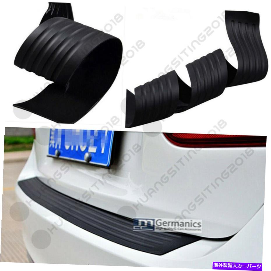 Cover Rear Trunk 車SUVリアトランクシルプレートバンパーガードプロテクターラバーパッドカバーブラック35\