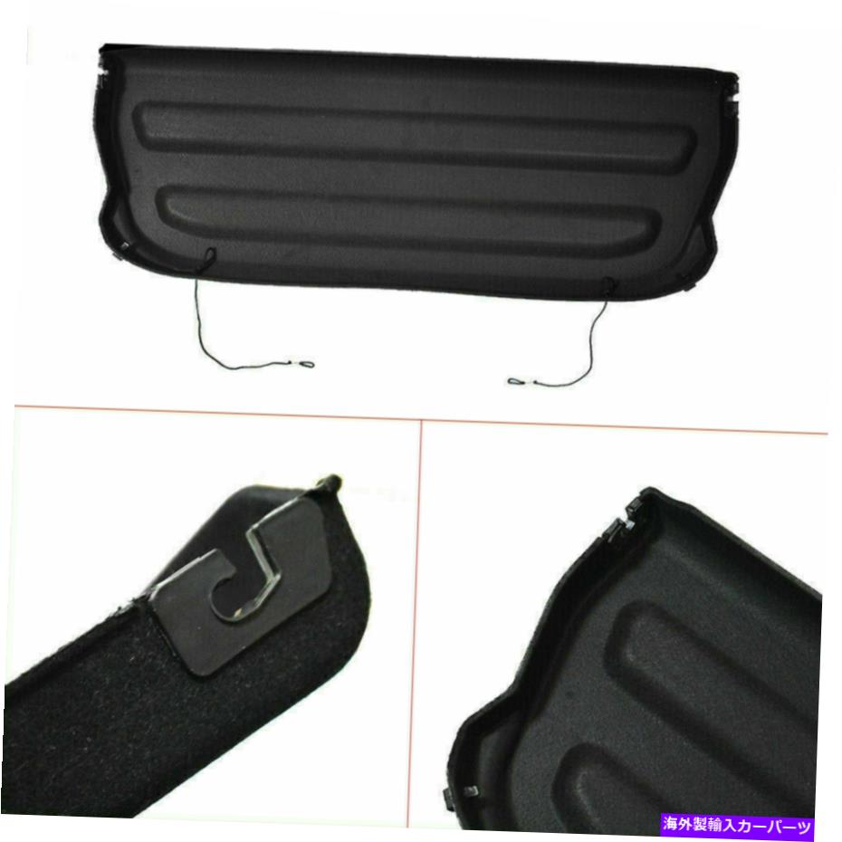 Cover Rear Trunk 2015年19ホンダフィット用の非リトラクタブルリアカーゴセキュリティトランクカバーブラック新 Non-Retractable Rear Cargo Security Trunk Cover Black New For 2015 19 Honda Fit 【並行輸入品】