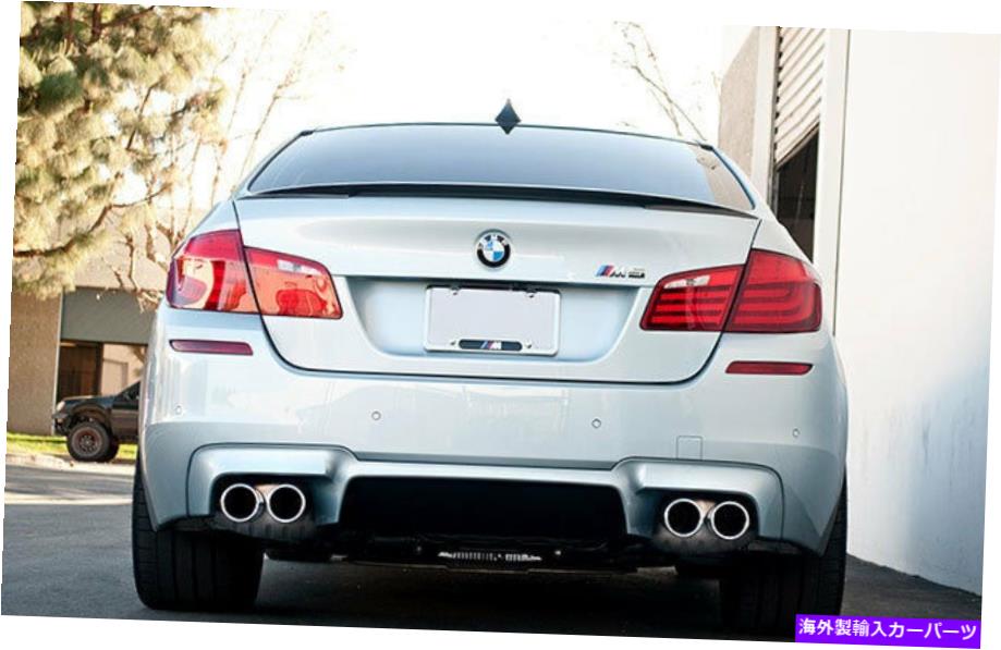 Cover Rear Trunk BMW F10 5シリーズABSユーロリアトランクスポイラーリップブートウイングスポーツトリムふたM M5 BMW F10 5 Series ABS Euro Rear Trunk Boot Spoiler Lip Wing Sport Trim Lid M M5 【並行輸入品】