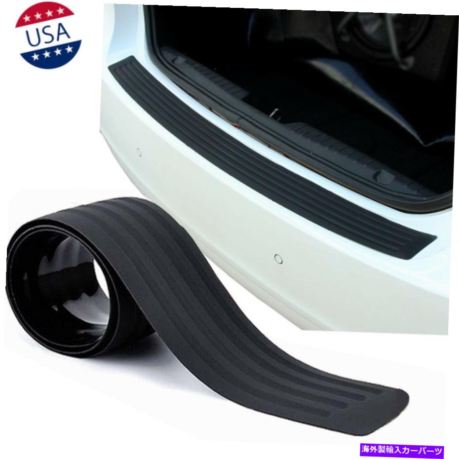 Cover Rear Trunk 車のテールボックストランクシルプレートバンパーガードプロテクターラバーパッドカバートリムカバー Car Tail box Trunk Sill Plate Bumper Guard Protector Rubber Pad Cover Trim Cover 【並行輸入品】|カスタムパーツ WORLD倉庫