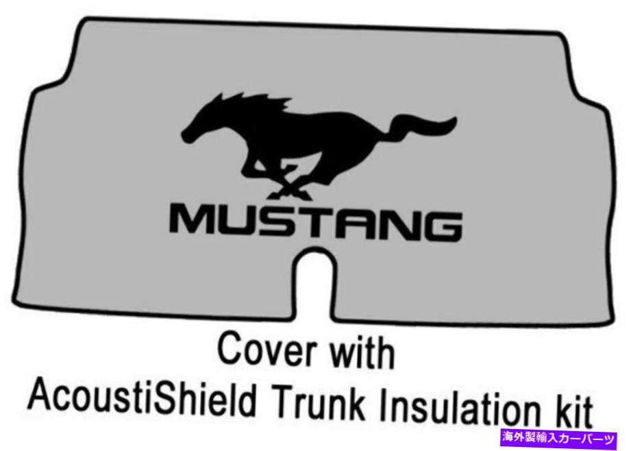 Cover Rear Trunk トランクフロアマットカバー＆1971-1973フォードマスタング用断熱材、リアではF-009 Trunk Floor Mat Cover & Insulation for 1971-1973 Ford Mustang, Rear With F-009 【並行輸入品】
