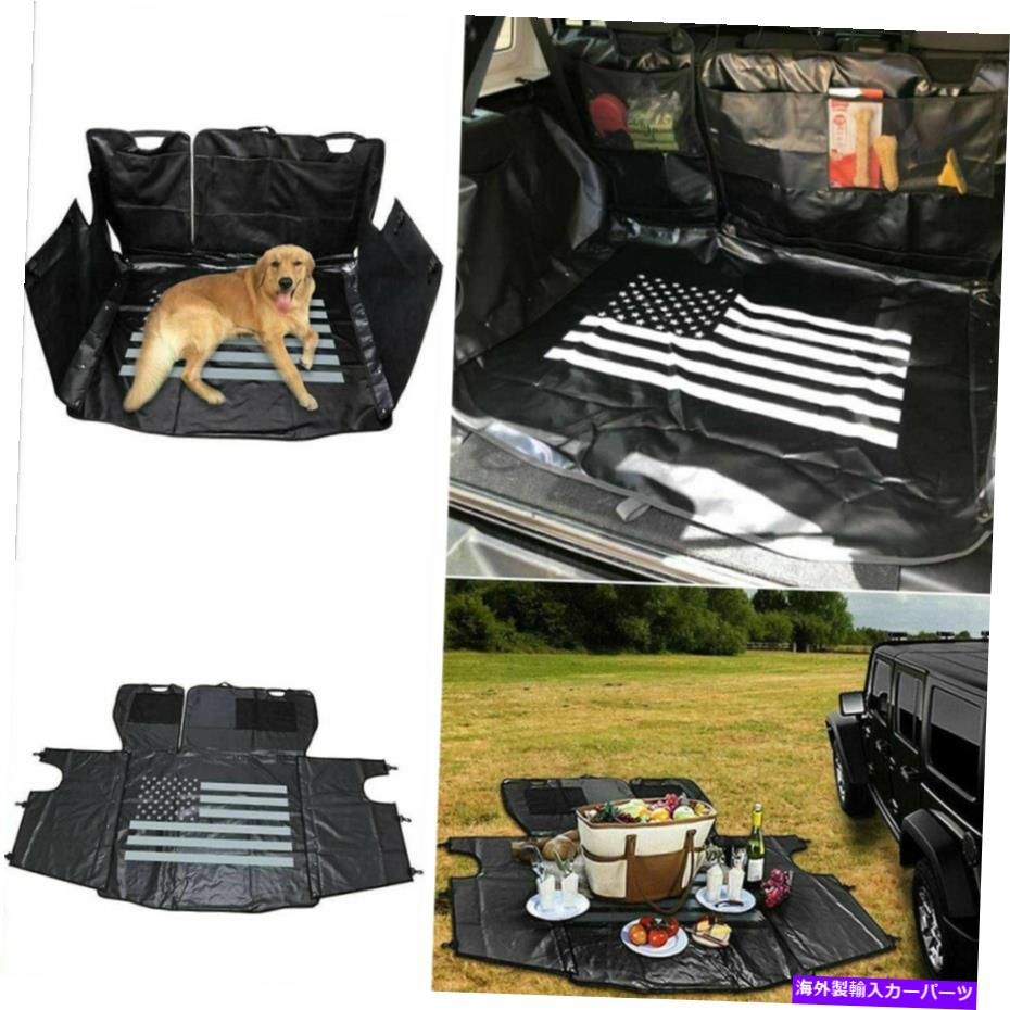 Cover Rear Trunk 1PCペットの犬のカーシートカバーリアトランクカーゴライナーは、ジープラングラーJL 2018から2020に合わせ 1PC Pet Dog Car Seat Cover Rear Trunk Cargo Liner fit Jeep Wrangler JL 2018-2020 【並行輸入品】