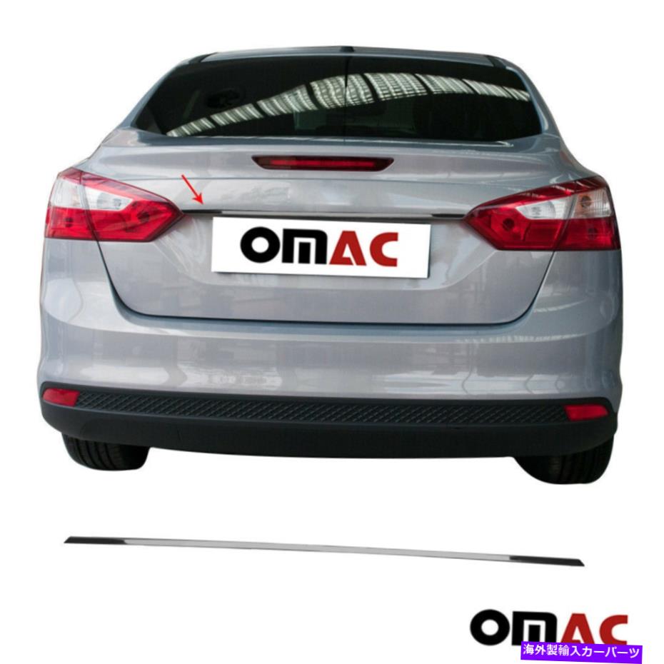 Cover Rear Trunk フォードフォーカス2012-2018 4博士クロームトランクリッドグラブハンドルカバーステンレスフィット Fits Ford Focus 2012-2018 4 Dr Chrome Trunk Lid Grab Handle Cover Stainless 【並行輸入品】 26,699円