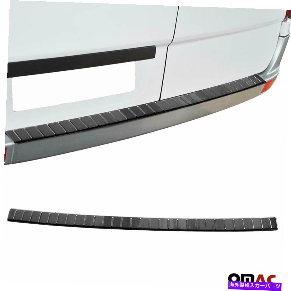 Cover Rear Trunk ダークブラッシュクロームリアバンパートランクシルカバーにVWクラフター2006- 2017 Dark Brushed Chrome Rear Bumper Trunk Sill Cover For VW Crafter 2006- 2017 【並行輸入品】