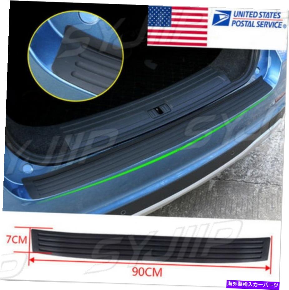 Cover Rear Trunk 4D車のリアトランクシルパッドバンパープロテクターガードラバートリムアンチスクラッチカバー 4D Car Rear Trunk Sill Pad Bumper Protector Guard Rubber Trim Anti-Scratch Cover 【並行輸入品】