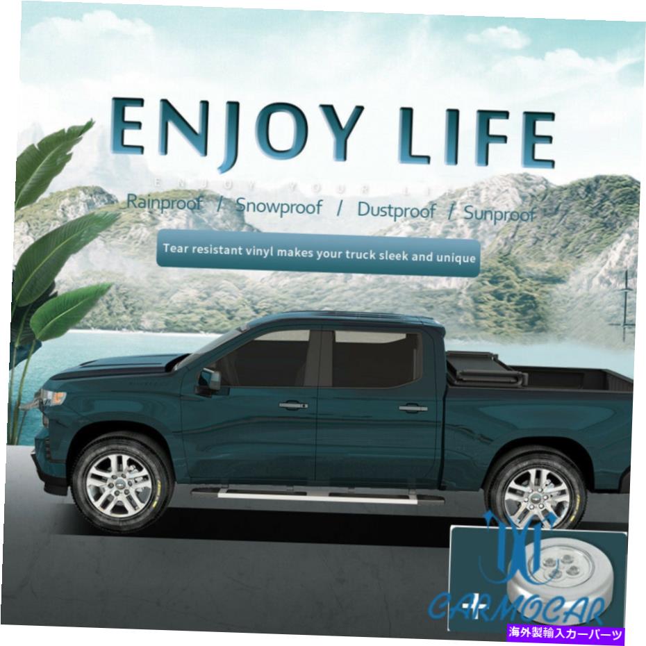 Cover Rear Trunk 2016-2019 TOYOTA TACOMA TRUNKベッドトノカバーFOR 5FT調整可能なソフトTRI-FOLD 5FT ADJUSTABLE SOFT TRI-FOLD FOR 2016-2019 TOYOTA TACOMA TRUNK BED TONNEAU COVER 【並行輸入品】