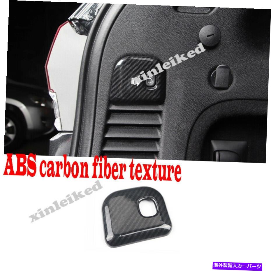 Cover Rear Trunk ABSカーボンファイバーリアトランクスイッチボタンカバーにジープグランドチェロキー2014から18 ABS Carbon fiber Rear Trunk switch Button Cover For Jeep Grand Cherokee 2014-18 【並行輸入品】 25,256円