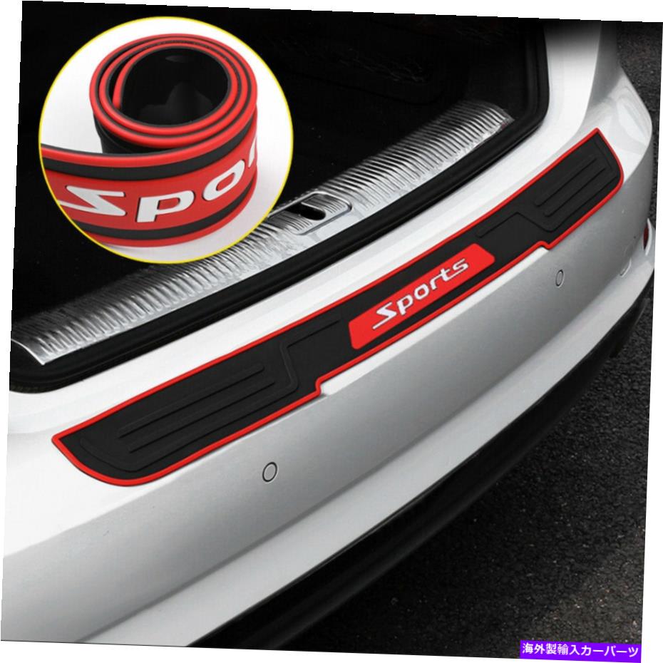 Cover Rear Trunk スポーツカーリアバンパープロテクタートリムストリップトランクシルガードのスクラッチパッドカバー Sports Car Rear Bumper Protector Trim Strip Trunk Sill Guard Scratch Pad Cover 【並行輸入品】