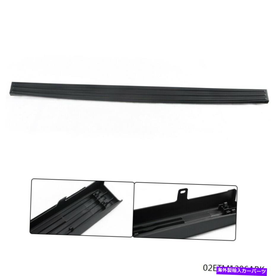 Cover Rear Trunk 9月14日フォードF150ブラックのトランクトッププロテクターカバーテールゲートスポイラー成形キャップ Trunk Top Protector Cover Tailgate Molding Cap Spoiler For 09-14 Ford F150 Black 【並行輸入品】
