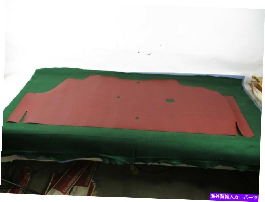 Cover Rear Trunk NOS 61-63ポンティアックテンペストセダン2＆4ドアアクセサリートランクフロアマットカバーGM NOS 61-63 Pontiac Tempest Sedan 2 & 4 Door Accessory Trunk Floor Mat Cover GM 【並行輸入品】
