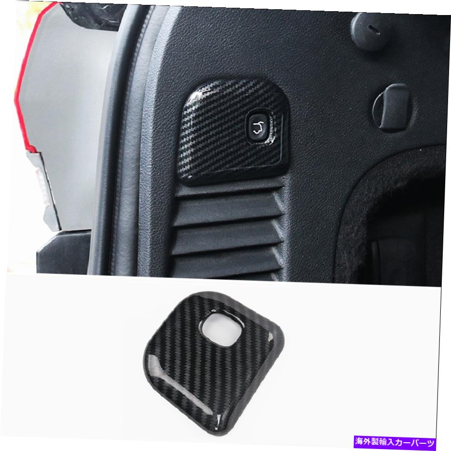 Cover Rear Trunk カーボンファイバーリアトランクスイッチカバートリムのためにジープグランドチェロキー2011年から2020年 Carbon Fiber Rear Trunk Switch Cover Trim For Jeep Grand Cherokee 2011-2020 【並行輸入品】