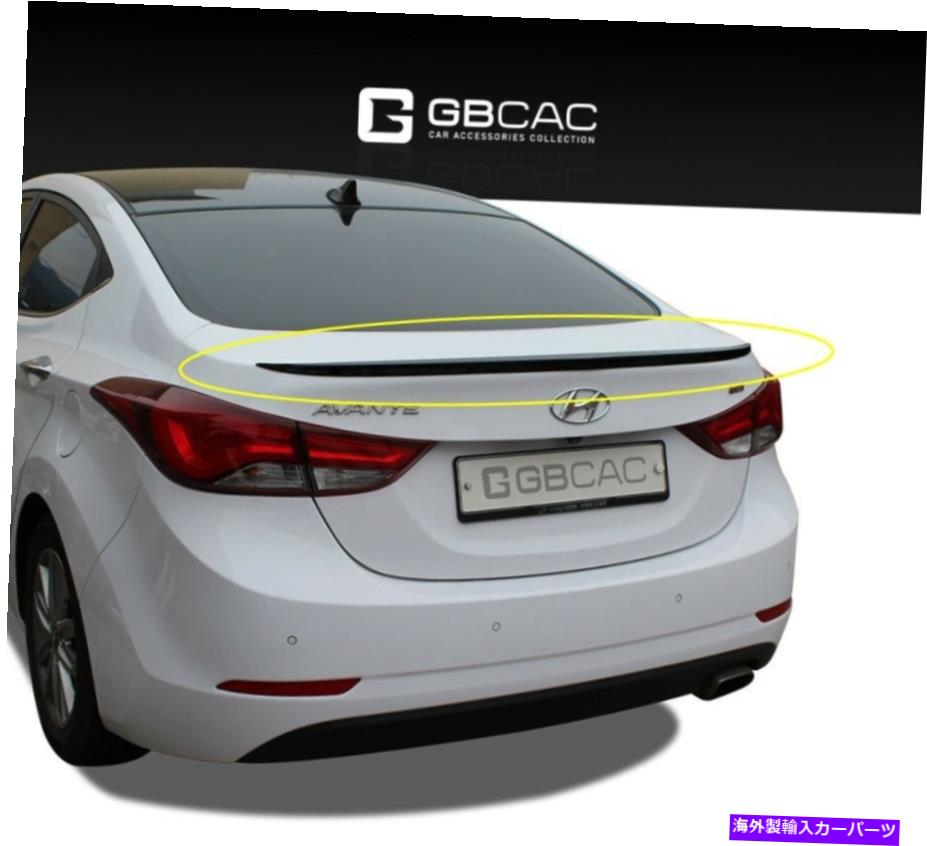 Cover Rear Trunk ヒュンダイエラントラ?2016 2011用リアスポイラーガーニッシュカバー1EA G108 4色、オプション Rear Spoiler Garnish Cover 1EA G108 4-Color-Option for Hyundai ELANTRA 2011~2016 【並行輸入品】