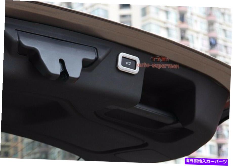 Cover Rear Trunk クロームリアドアトランクスイッチボタンのフレームカバーは、レンジローバースポーツのトリムEVOQUE Chrome rear door trunk switch Button frame cover trim Range rover sport EVOQUE 【並行輸入品】｜カスタムパーツ WORLD倉庫