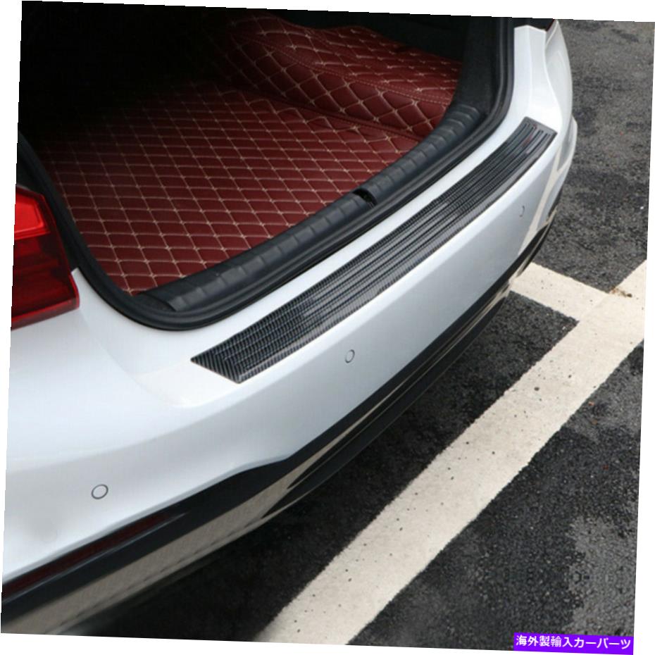 Cover Rear Trunk カーカーボンファイバーシルプロテクターバンパートランクガードストリップスクラッチプロテクターパーツ Car Carbon Fiber Sill Protector Bumper Trunk Guard Strip Scratch Protector Parts 【並行輸入品】｜カスタムパーツ WORLD倉庫