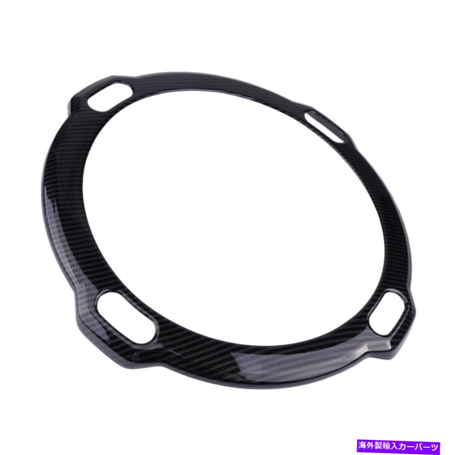 Cover Rear Trunk ラングラールビコンJL新のためのカーボンファイバースタイルリアトランクスピーカーカバートリムフィット Carbon Fiber Style Rear Trunk Speaker Cover Trim Fit for Wrangler JL Rubicon New 【並行輸入品】