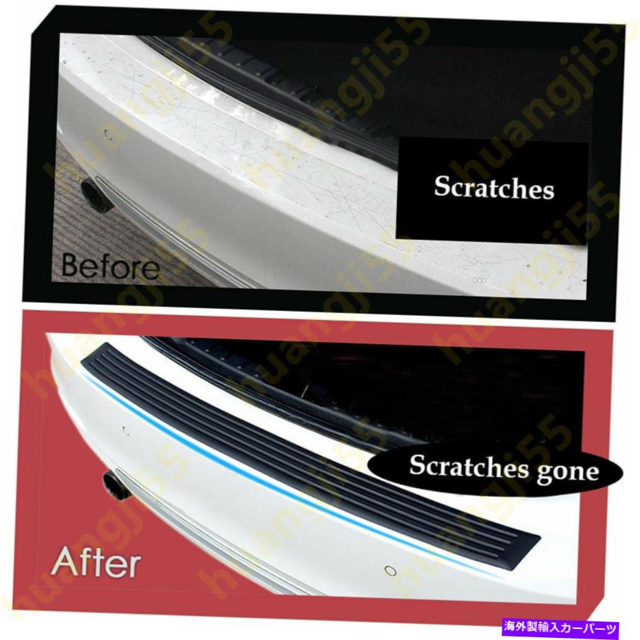 Cover Rear Trunk 05-11 FORシボレーHHRブラックリアバンパーラバーパッドキットトランクプロテクタートリムカバー FOR 05-11 Chevy HHR Black Rear Bumper Rubber Pad Kit Trunk Protector Trim Cover 【並行輸入品】