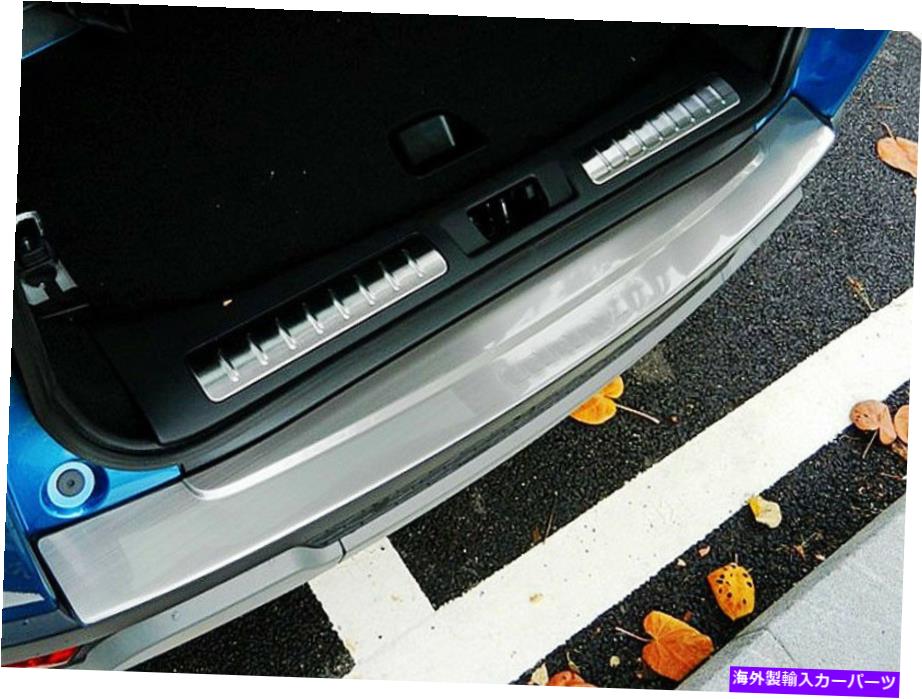 Cover Rear Trunk ランドローバー・レンジローバーイヴォーク12-19スチールリアバンパープロテクタートランクシルプレートカバーのため For Range Rover EVOQUE 12-19 Steel Rear Bumper Protector Trunk Sill Plate Cover 【並行輸入品】