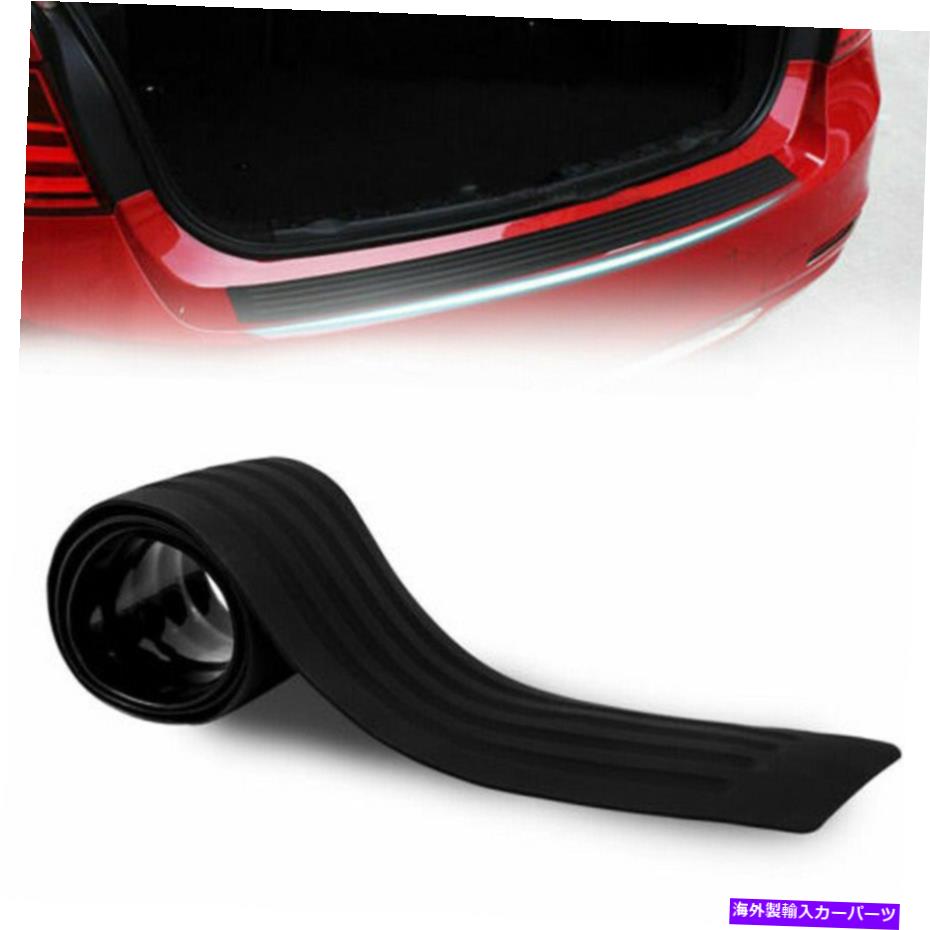 Cover Rear Trunk 車のリアバンパーガードプロテクタートリムカバーシルプレートトランクラバーパッドブラックwj Car Bumper Guard Protector Trim Sill Plate Rubber Pad Black Wj 22新発