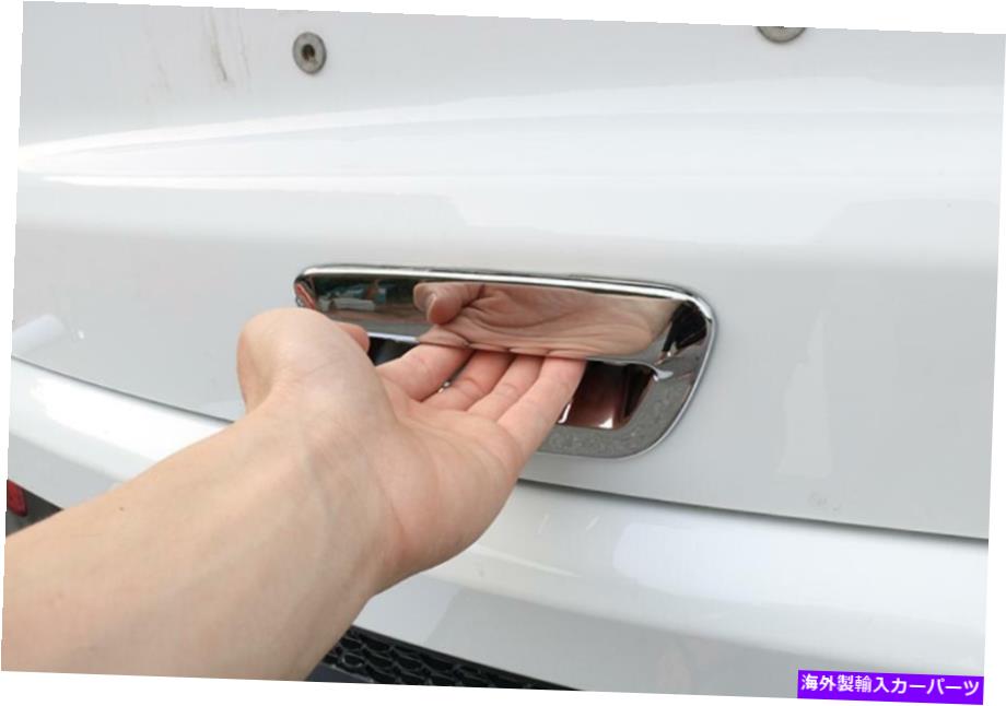Cover Rear Trunk ジープコンパス2017 2018クロームリアトランクドアハンドルボウルテールゲートカバーに For Jeep Compass 2017 2018 Chrome Rear Trunk Door Handle Bowl Tailgate Cover 【並行輸入品】｜カスタムパーツ WORLD倉庫