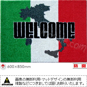 welcomeつや消し/イタリアン軍用地図-1（600×850粍/フチなし） 【受注生み出すこと】代引っ張ること不可