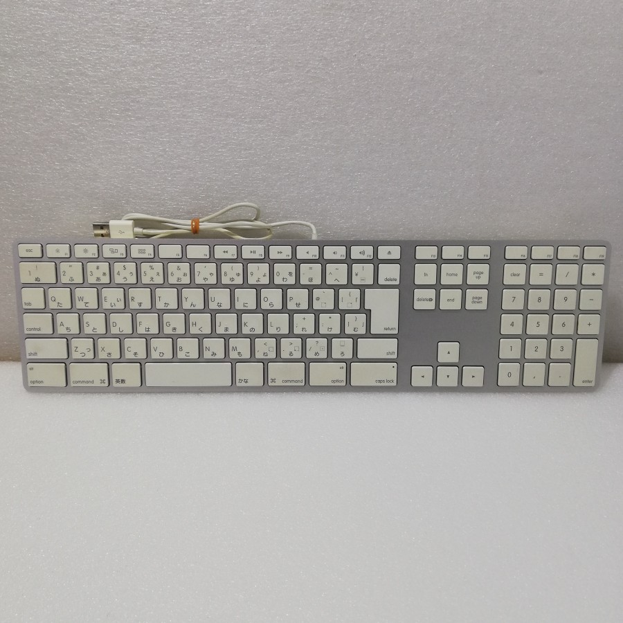 ほぼ未使用 Apple 純正 USBキーボード テンキー A1243 日本語配列 ほぼ未使用 Apple 純正 USBキーボード テンキー A1243 日本語