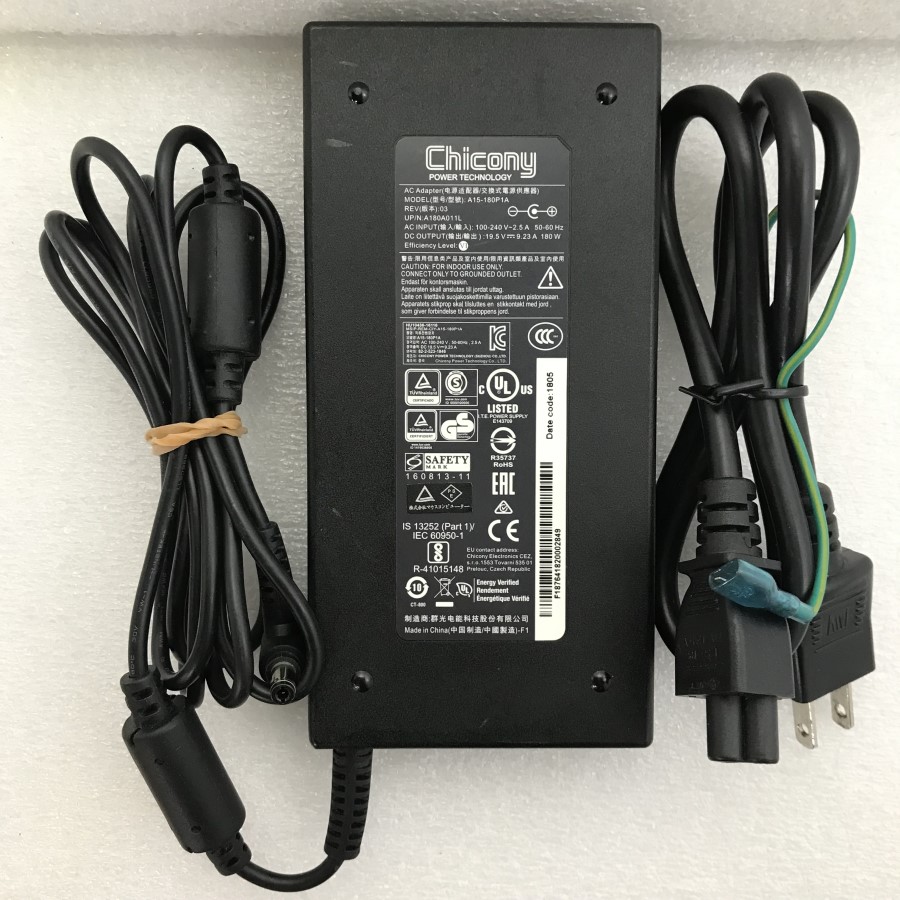 Chicony アダプター a17-230p1a 中古 純正新品 Chicony A17-230P1A 19.5V 11.8A ACアダプター 230W