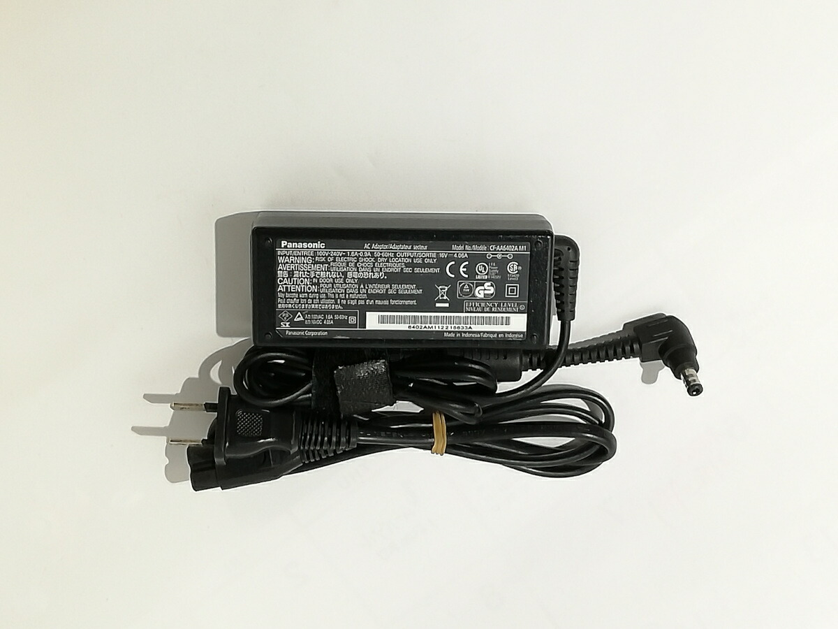 楽天市場】【中古】純正品Panasonic AC ADAPTER 16V~3.75A CF-AA6372A M1,M2,M3 外径約5.5mm 内径約 2.5mm : 星輝商事 楽天市場店