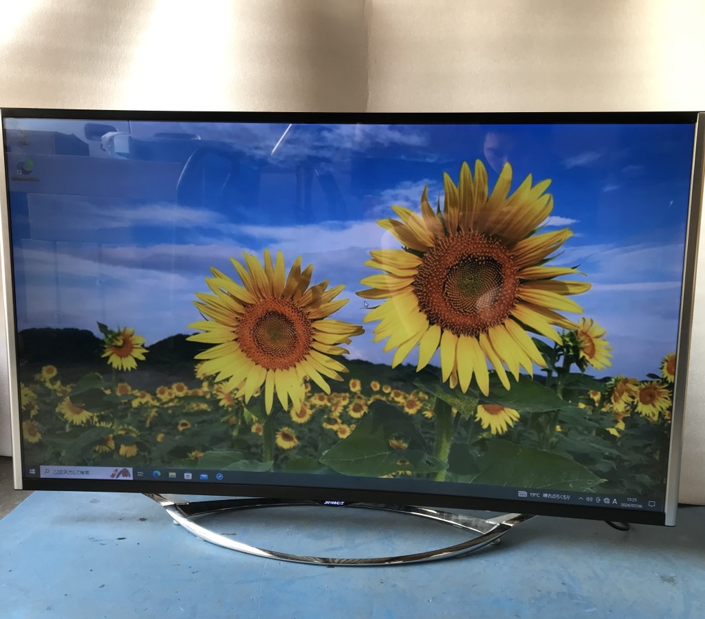 【中古】JAPANNEXT JN-VC495UHD 49in 4K曲面型管する 3840x2160 HDMI/VGA/DP相応う 【文芸評論記入で引き受ける継続期間を３ヶ月に押しひろげるします。必ず商いもの御出なされる後1ヶ月引き受けるの継続期間中に文芸評論をお願いします】