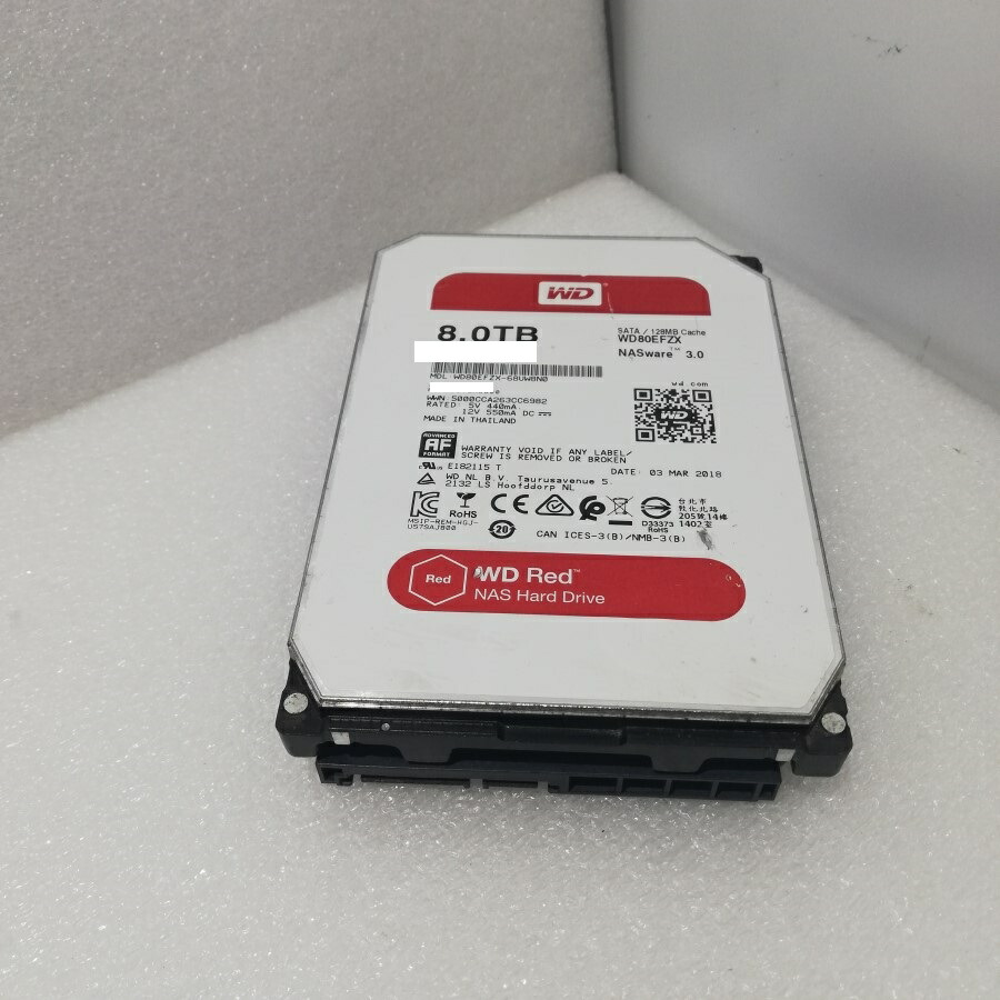 外付けハードディスク・ドライブ Western Digital WD80EAZZ 8TB HDD Amazon | WD HDD 内蔵ハードディスク 3.5インチ 8TB WD Red NAS