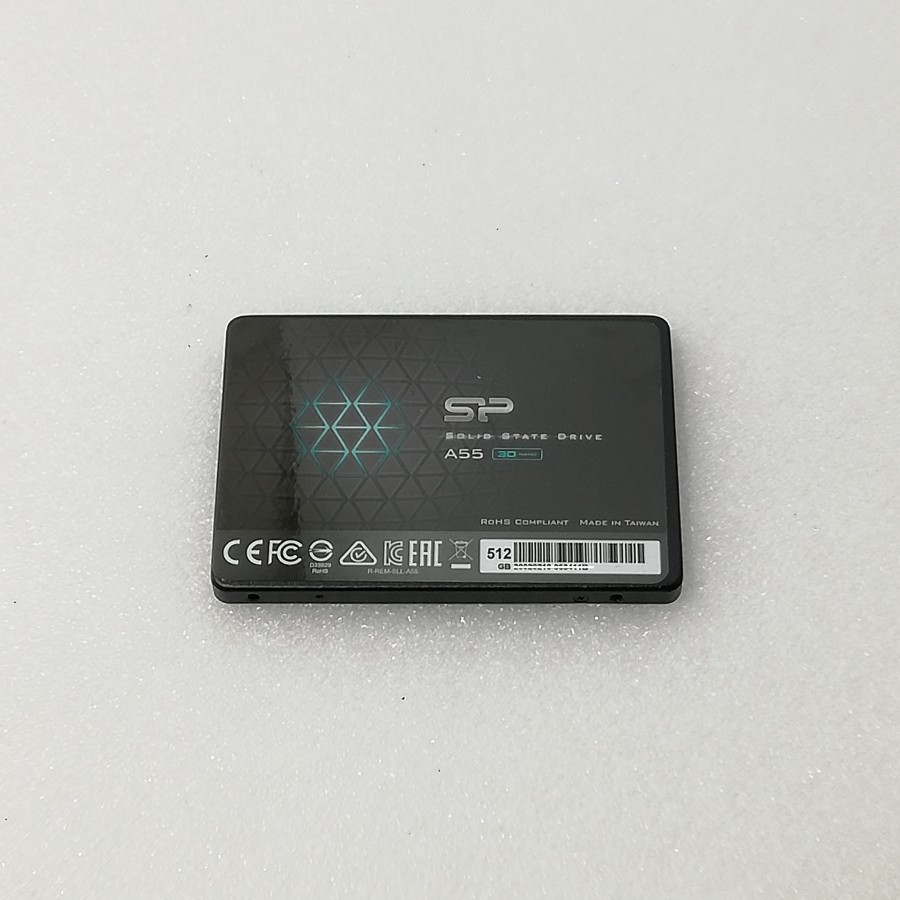 【ほぼ新品】内蔵タイプ SP A55 2.5インチ SSD 厚さ7mm SATA 512GB 「CrystalDiskInfo」にて正常品と確認済　表示使用時間0H