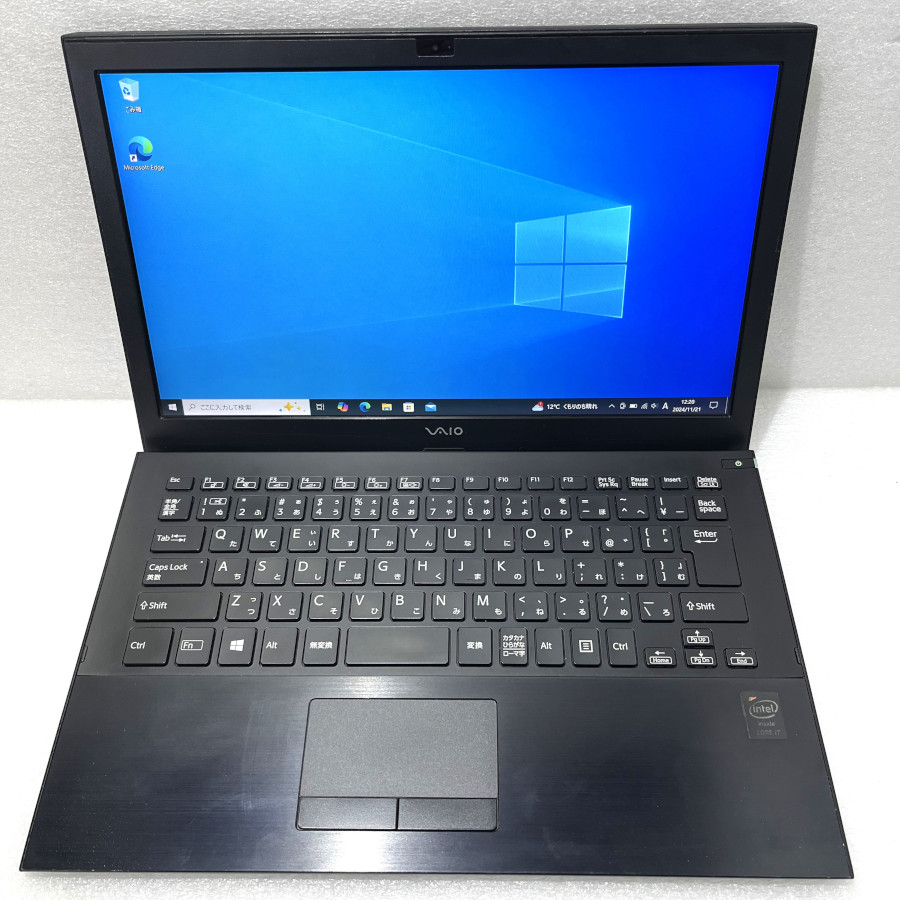 【中古】超軽量 高性能フルHD VAIO VJP132C11N 13.3型 Core i7-5500U 2.4GHz 8GB M.2 SSD128GB Win10 Webカメラ 無線LAN内蔵 Bluetooth HDMI VGA【レビュー記入で保証期間を３ヶ月に延長します。必ず商品到着後1ヶ月保証の期間中にレビューをお願いします】