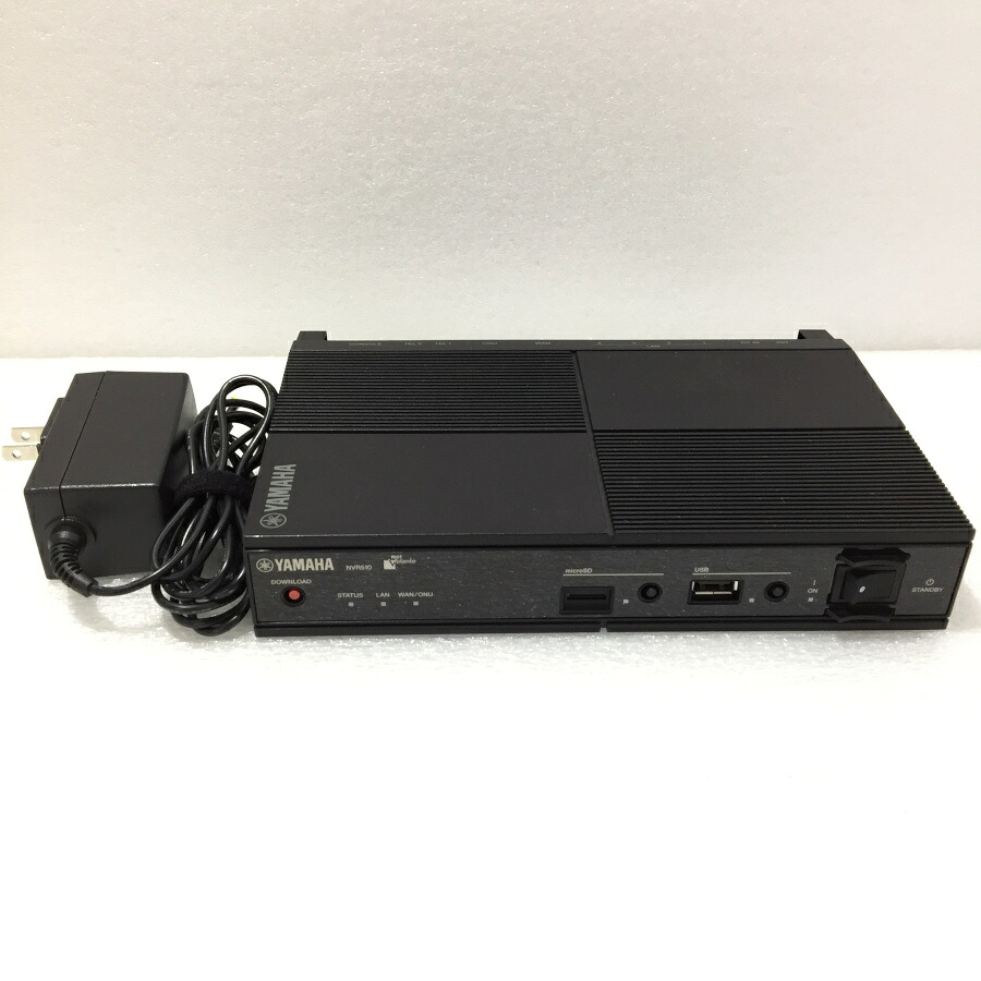 ヤマハ YAMAHA   ギガメモリアクセスVoIPルータ NVR510 すべり出し化済み★内蔵無線電話ワイドエリアネットワーク（LTE/3G）を積み上げる