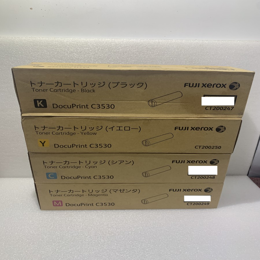 【純正未開封品】FUJI XEROX トナーカートリッジ CT200247/CT200248/CT200249/CT200250 4色セット　対応機種DocuPrint C3530