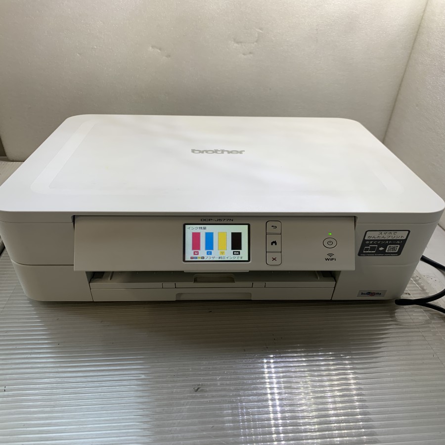 【中古】brother印刷人 A4インクジェット印刷人/練りあわせる機 DCP-J577N