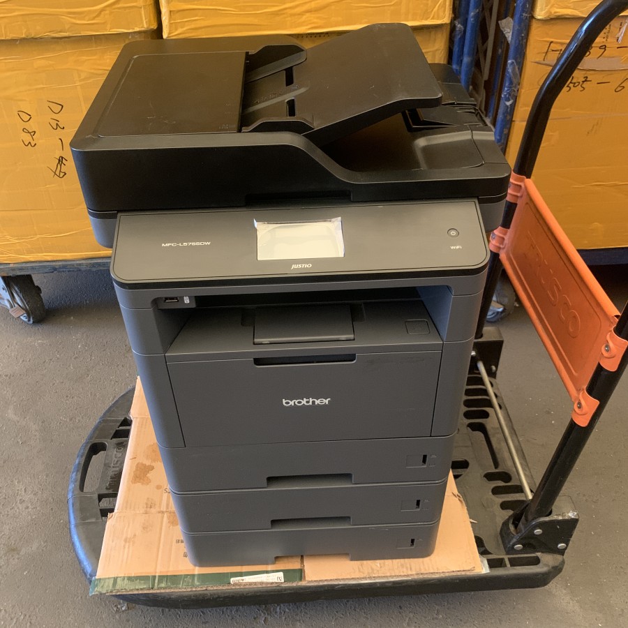 【中古】brother モノクロインクジェット結びあわせる機 A4 MFC-L5755DWトナー付き添い人 両面刷り上げる可