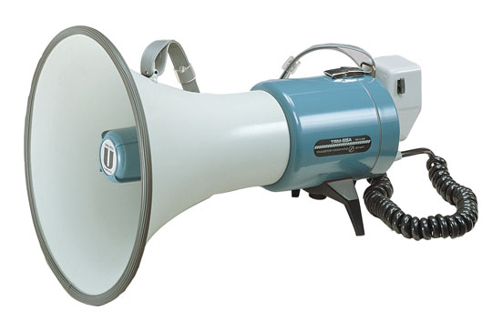 楽天市場】拡声器 ユニペックス 15W 中型メガホン TRM-119