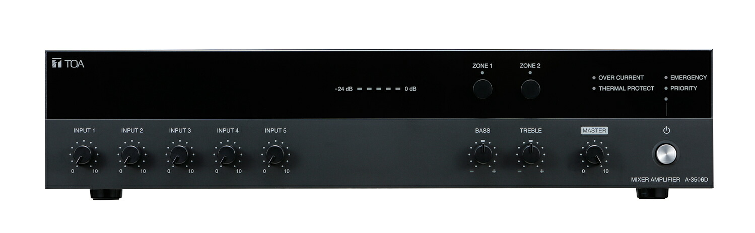 TOA 60W 卓上アンプ A-3506D｜セイコーテクノ