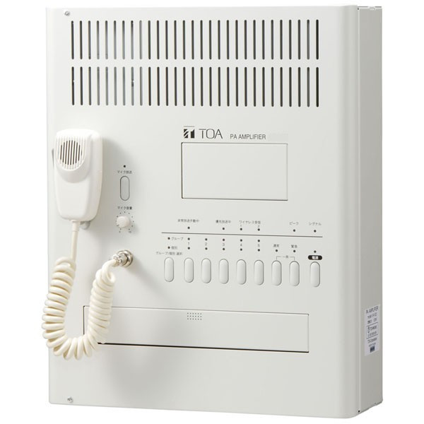 ボタン電話装置・壁掛け用ページングアンプAC100V20W品番FG-302(FG-202C)ノボル電機 ボタン電話装置・壁掛け用ページングアンプAC100V20W品番FG-302(FG