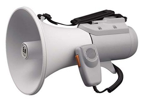 ハンディメガホン　拡声器　TOA   ER-3115 TOA ER-3115 メガホン 拡声器 ハンド・ショルダー兼用 中型