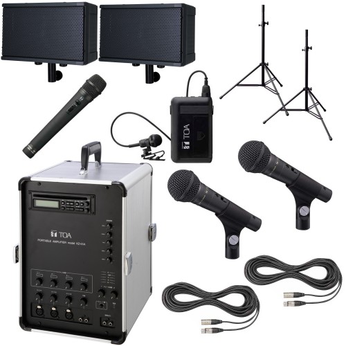 日本製 ＰＡアンプ 30W A-1503 TOA TOA KZ-30A ポータブルアンプ 移動用PAアンプ 30W×2ch 株式会社