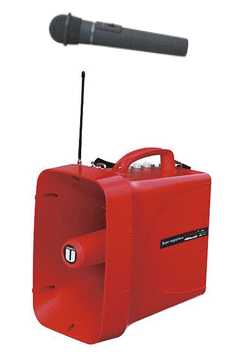 拡声器 ユニペックス 大型メガホン TWB-300 ワイヤレスマイク付き 楽天市場】[ TWB-300-SD-Aセット ] ユニペックス 大型拡声器 防